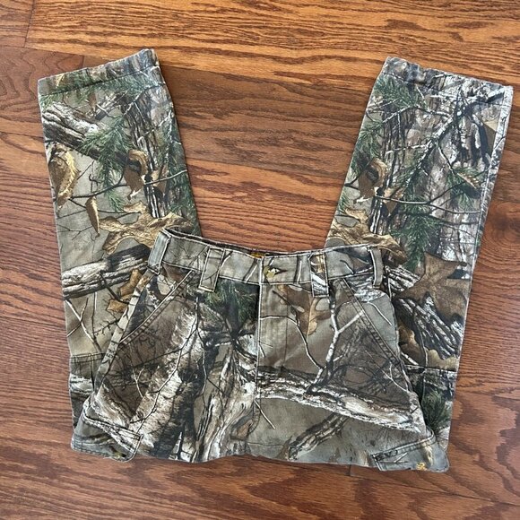 Browning Youth Cargo Camoflage Hunting Pants Size Medium  Deer Hunt Duck Hunt - Picture 8 of 10